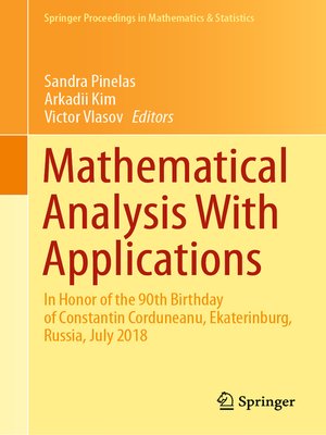 cover image of Mathematical Analysis With Applications